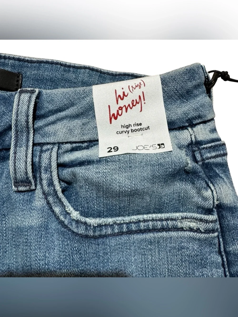 Joe's Jeans Hi ( Rise) Honey High Rise Curvy Bootcut Denim Blue Daybreak 29 NWT